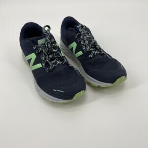 New Balance Nitrel Trail Running Shoes RevLite Cushion Blue Green Womens 7